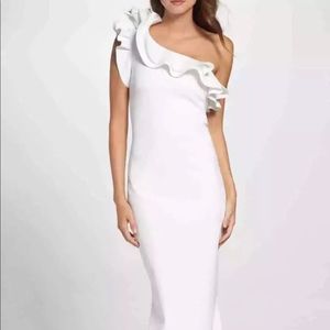 Chiara Boni Elisse One-Shoulder Mermaid Gown
